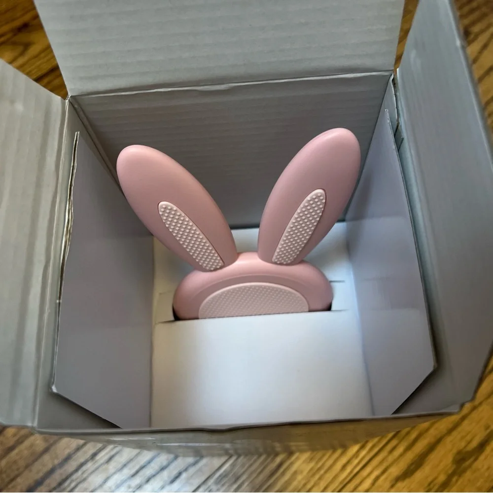 Cute Bunny Rabbit Phone Stand PINK Telescopes Tilts Rotates - Picture 6 of 6